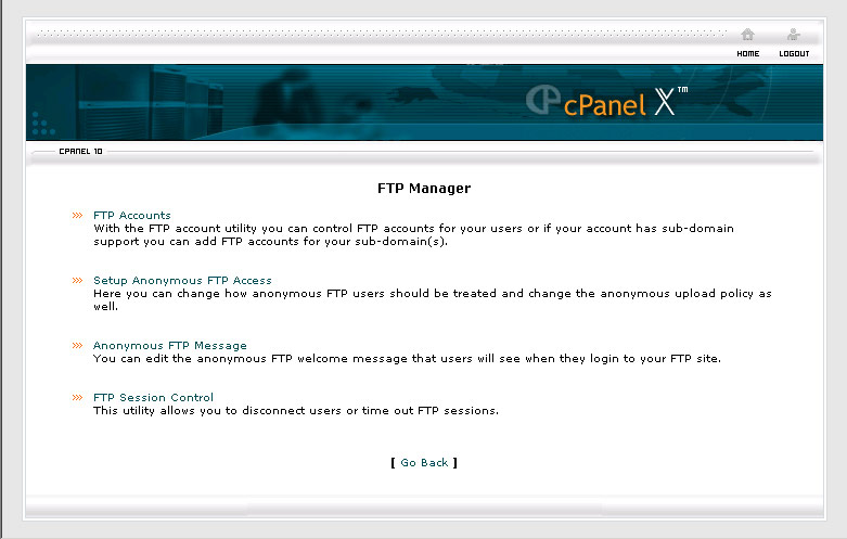 ftp manager screenshot