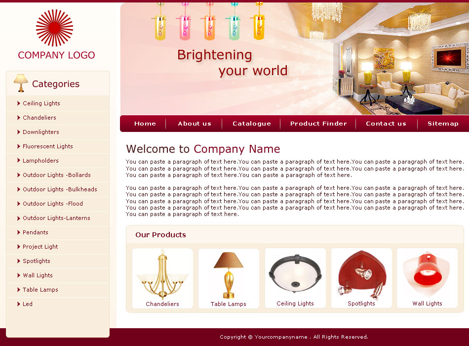 ecommerce website design concept