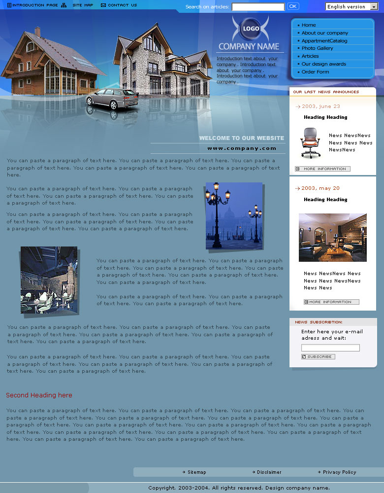 businss web design concept